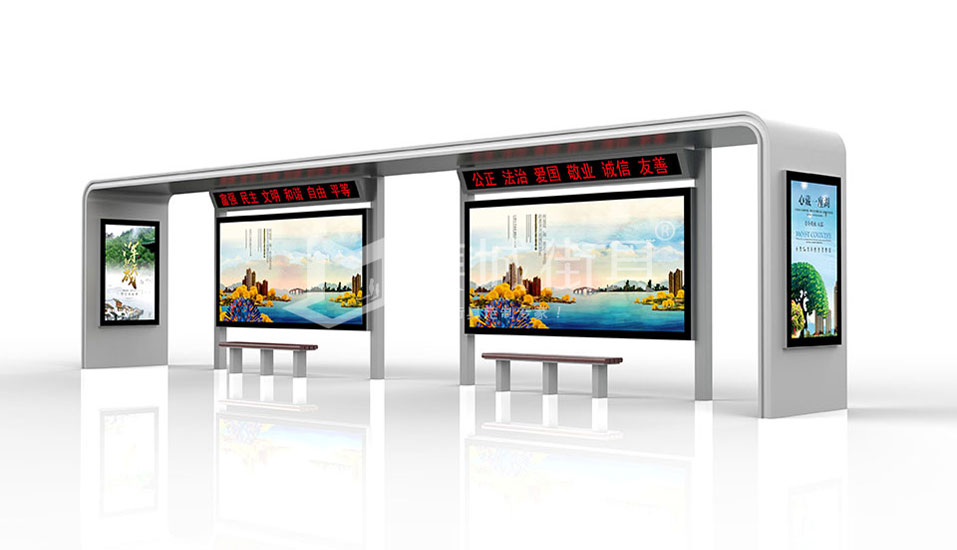 不銹鋼候車亭 不銹鋼候車亭